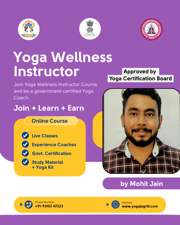 Yoga Wellness Course-December-Practical | By Mohit Jain (06-07AM)