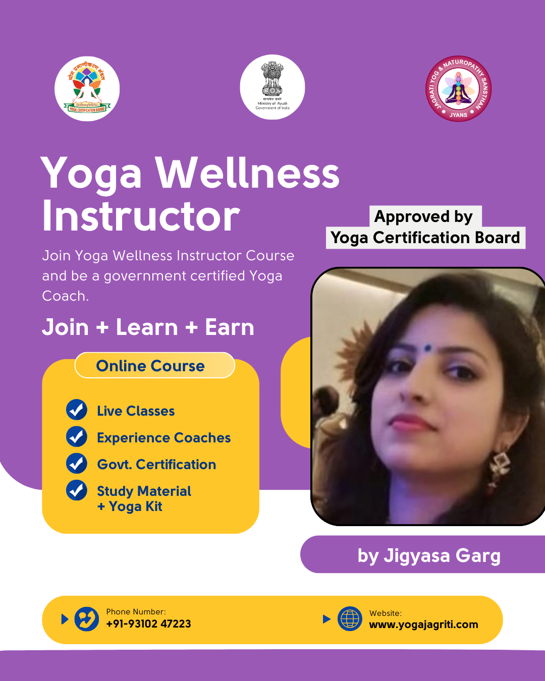 YWI | FEB – MAY | 4:00 to 5:00 PM | by Jigyasa Garg